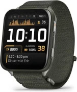 Смарт-годинники Garmin Venu X1 Moss з титановою задньою кришкою та нейлоновим ремінцем ComfortFit Moss (010-02980-03) (UA)