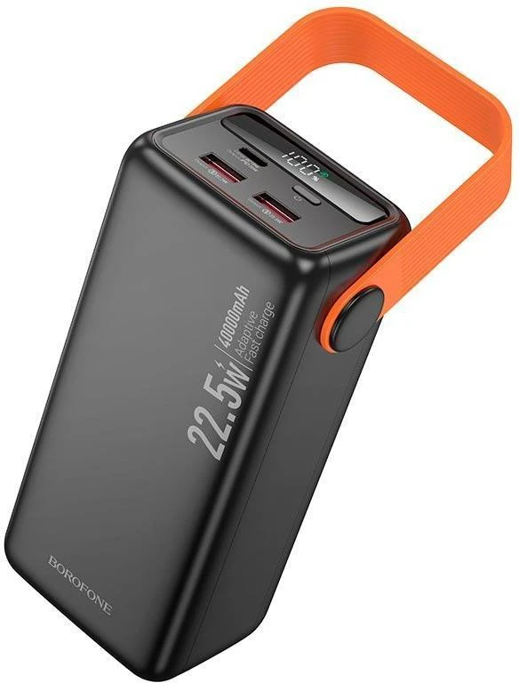Мобільна батарея Borofone BJ66 Magnifico 40000mAh Black (6941991115141) (UA)