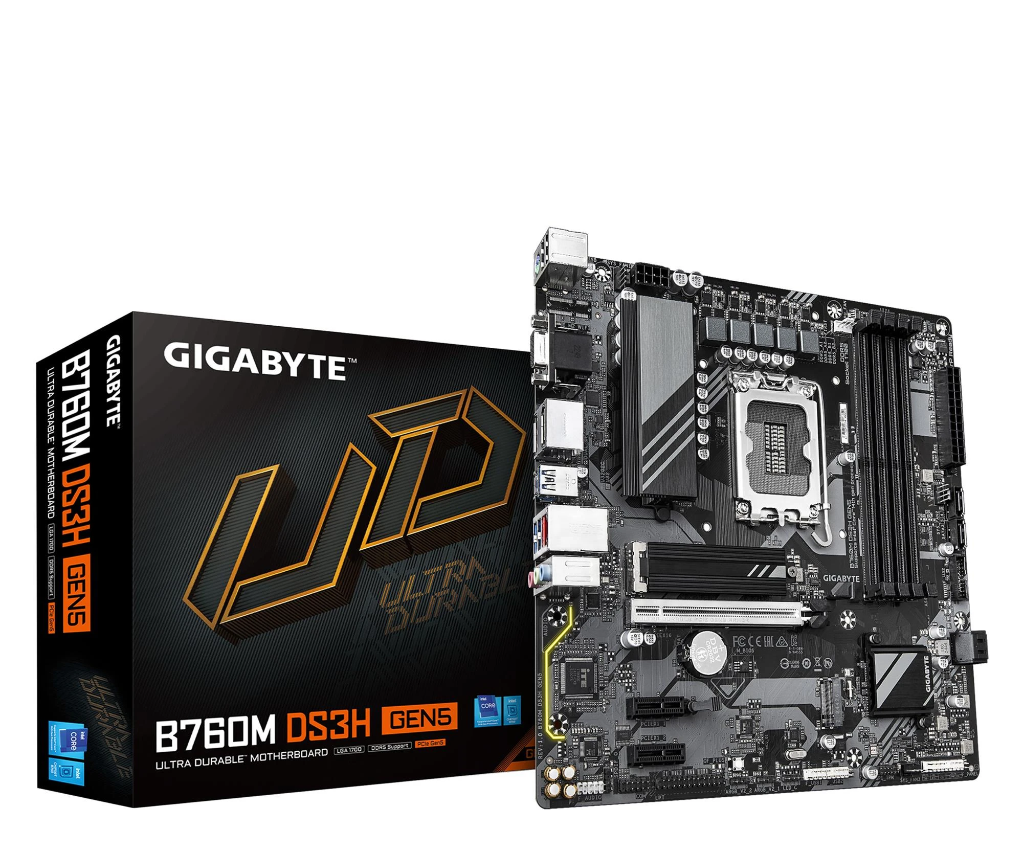 Материнська плата Gigabyte B760M DS3H GEN5 EU
