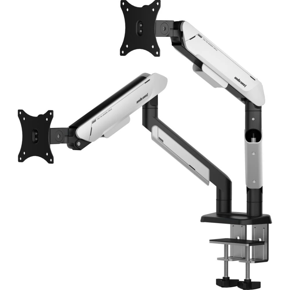 Настольная стойка Anda Seat Stealth PRO II Duo 17''-42'' Black & White (AD-W-A9-2S-BW) (UA)