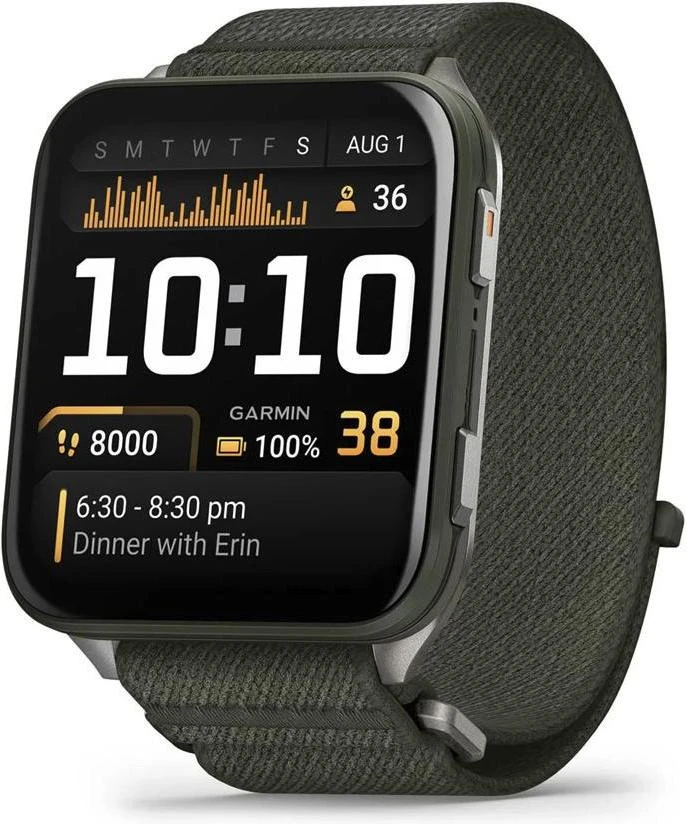 Смарт-часы Garmin Venu X1 Moss with Titanium Caseback and Moss ComfortFit Nylon Band (010-02980-03) (UA)