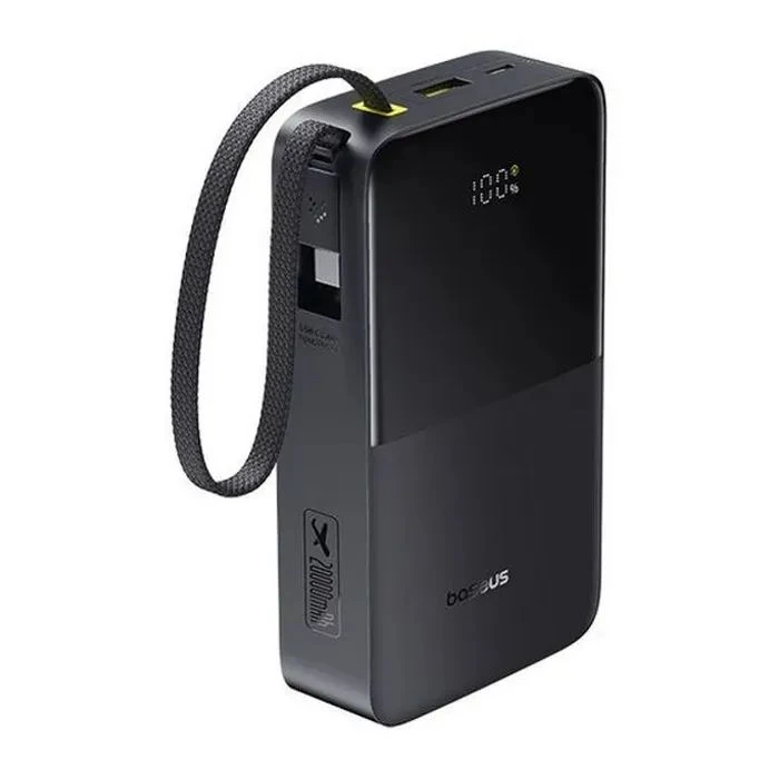 Мобильная батарея Baseus EnerFill FC51 Bipow2 Pro 20000mAh 22,5W build-in cable USB-C black (E0027701) (UA)
