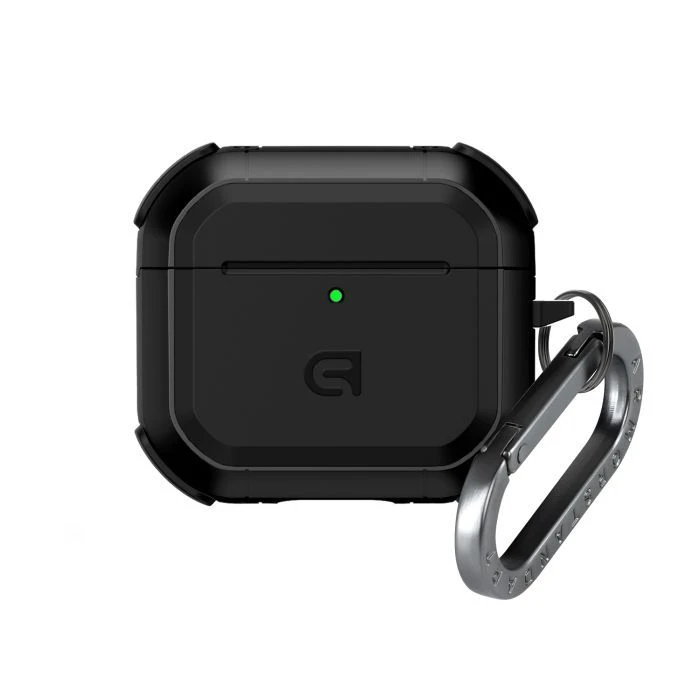 Чехол для наушников Armorstandart Panzer для Apple Airpods 4 Black (ARM82552) (UA)