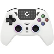 Геймпад GamePro 2.4G/BT 5.1/USB (Switch/PC/PS/iOS/Android) RGB White (GPS20W) (UA)