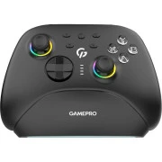 Геймпад GamePro BT 5.3/USB/2.4 ГГц (Switch/PC/iOS/Android) RGB Black (GPX13BDOC) (UA)