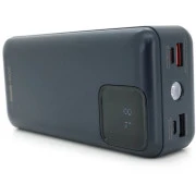 Remax 30000mAh, 22.5W, USB+Type-C, with cables Lighting+Type-C, Black (RPP-550) (UA)