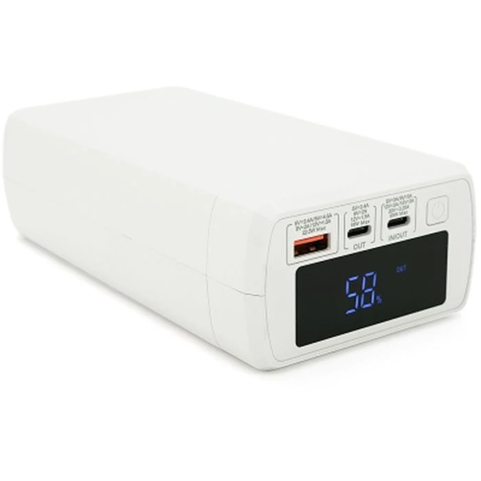 Мобільна батарея Remax 40000mAh, 65W, PD+QC, USB+Type-C, LED (RPP-310) (UA)