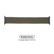 Ремешок для смарт-часов Armorstandart Braided Solo Loop для Apple Watch 49/46/45/44/42 (Series 1-3) Inverness Green Size 8 (160 mm) (ARM58076) (UA)