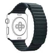 Ремінець для смарт-годинників Armorstandart Leather Loop для Apple Watch 42 (Series 11-10)/41/40/38 Midnight Blue (ARM57839) (UA)