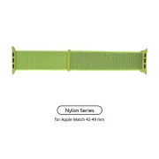 Ремешок для смарт-часов Armorstandart Nylon Band для Apple Watch 49/46/45/44/42 (Series 1-3) Light Green (ARM57858) (UA)