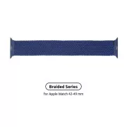 Ремінець для смарт-годинників Armorstandart Braided Solo Loop для Apple Watch 49/46/45/44/42 (Series 1-3) Atlantic Blue Size 8 (160 mm) (ARM58079) (UA)