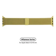 Ремінець для смарт-годинників Armorstandart Milanese Loop для Apple Watch 49/46/45/44/42 (Series 1-3) Жовтий (ARM55261) (UA)
