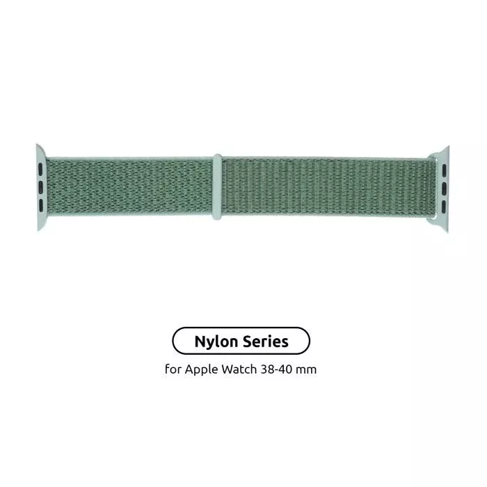 Ремінець для смарт-годинників Armorstandart Nylon Band для Apple Watch 42 (Series 11-10)/41/40/38 Mint (ARM57850) (UA)