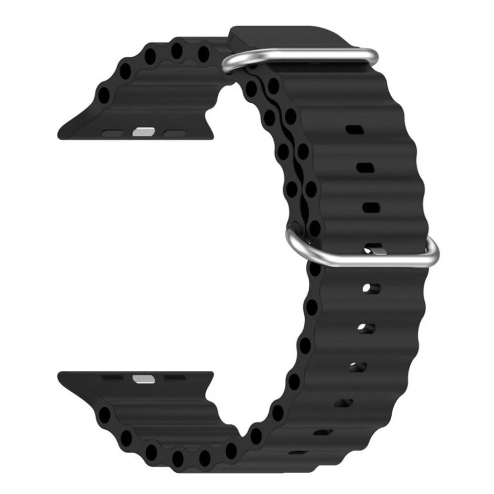 ремешок ArmorStandart Ocean Band для Apple Watch 49/46/45/44/42 (Series 1-3) Black (ARM74244) (UA)