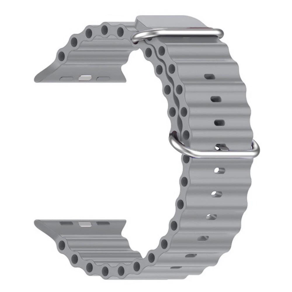 ремінець ArmorStandart Ocean Band для Apple Watch 49/46/45/44/42 (Series 1-3) Cloudy Grey (ARM85141) (UA)