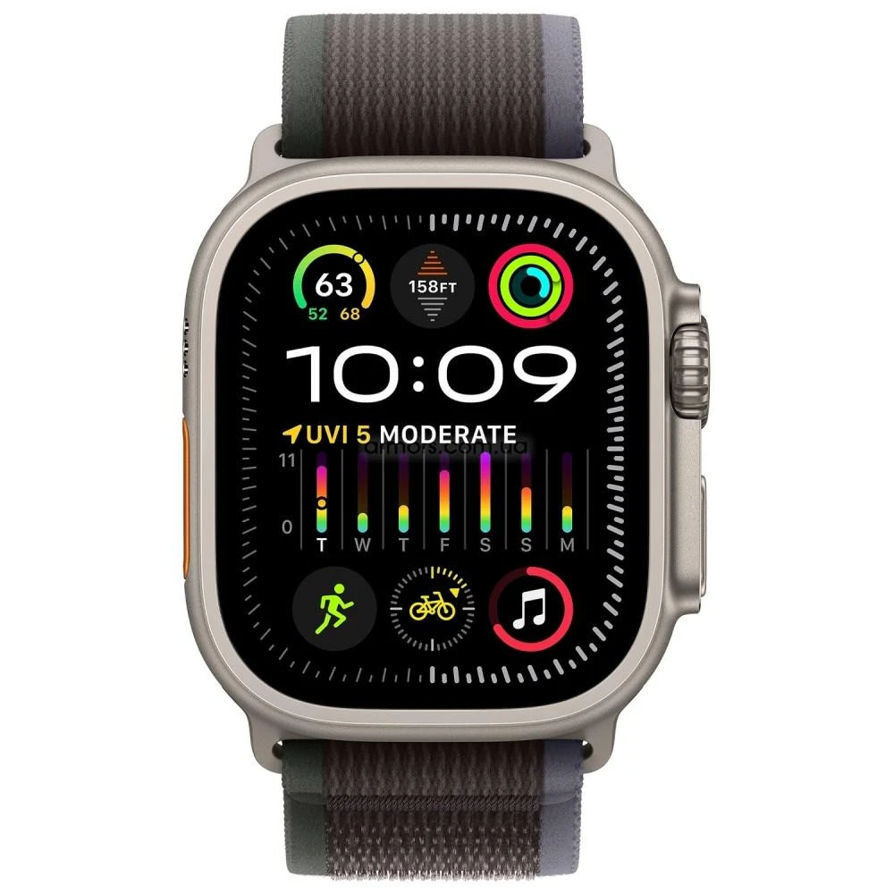 ремешок ArmorStandart Trail Loop для Apple Watch 49/46/45/44/42 (Series 1-3) Blue Black (ARM74229) (UA)