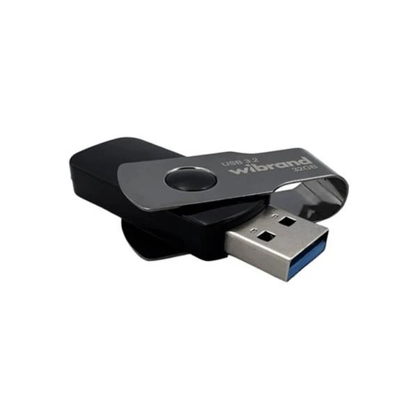 Флеш пам `ять Wibrand 32 GB Lizard USB3.2 Black (WI3.2/LI32P9B) (UA)