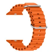 ремінець ArmorStandart Ocean Band для Apple Watch 49/46/45/44/42 (Series 1-3) Помаранчевий (ARM81039) (UA)