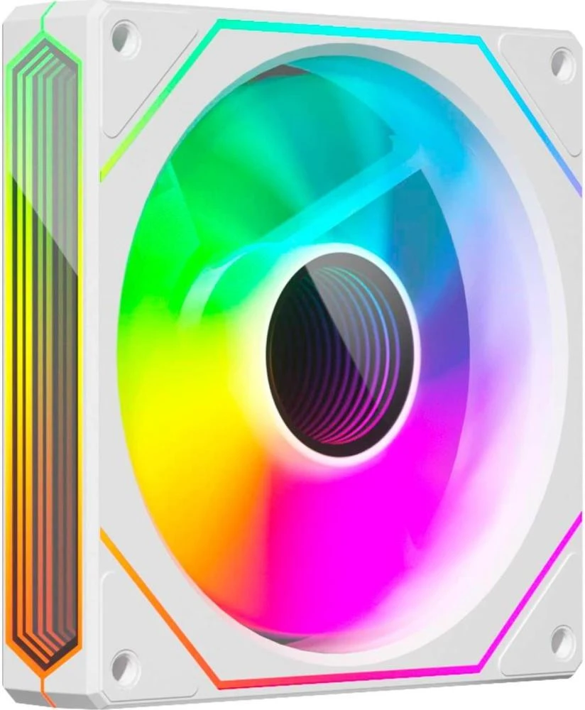 Вентилятор Zezzio Prism 6 Pro ARGB Reverse White (6974480740418) (UA)