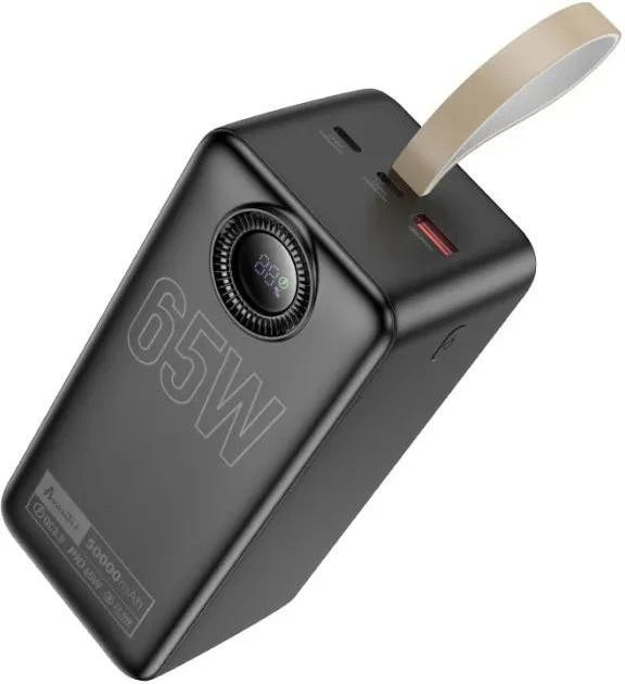 Мобільна батарея Avantis A375 50000mAh 65W Black