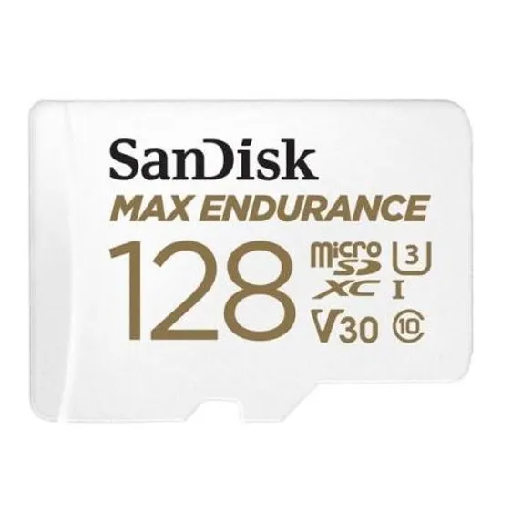 Карта памяти SanDisk 128 GB microSDXC Max Endurance UHS-I U3 V30 + SD adapter SDSQQVR-128G-GN6IA