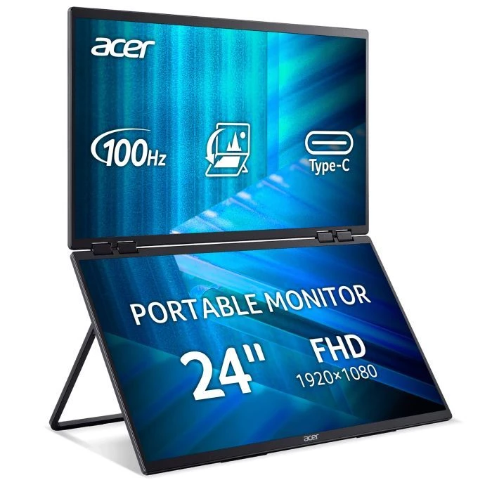 Монитор Acer Dual Portable PD243YEbmiuux (UM.QP3EE.E01) (UA)