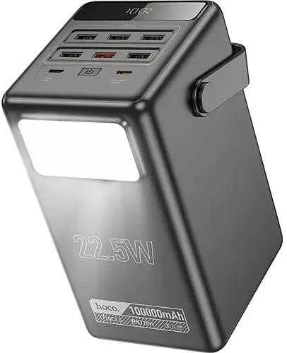 Мобільна батарея Hoco DB03 Endure 100000mAh 22.5W Black