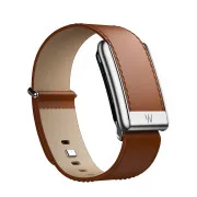 Ремешок WHOOP LeatherLuxe Straight Band | Chestnut/Cream with Titanium - Size L для WHOOP 5.0 (810114362167)