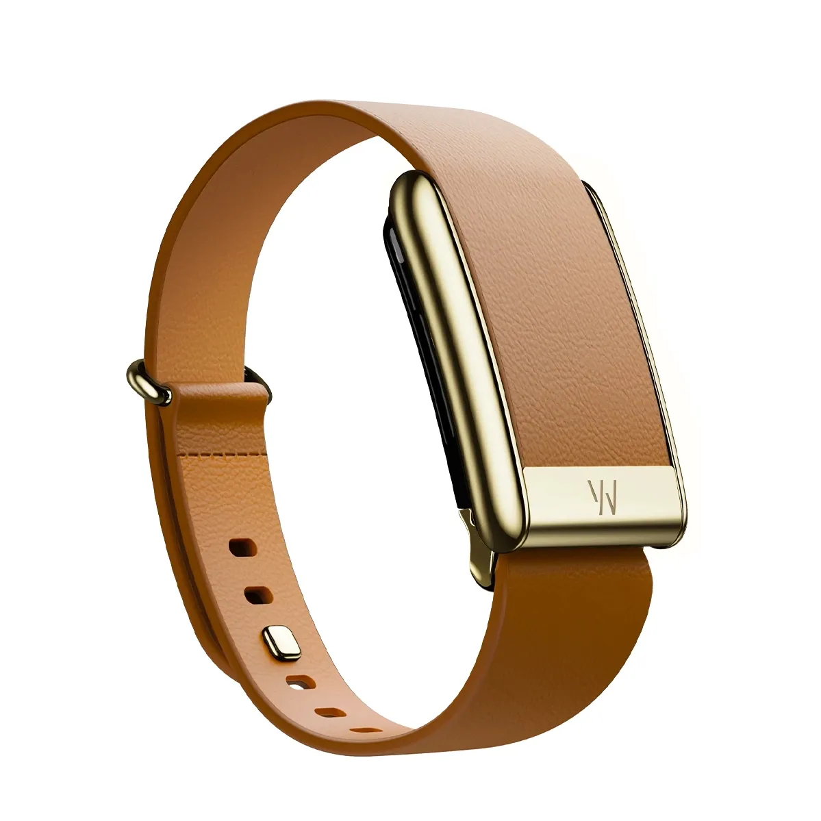 Ремешок WHOOP LeatherLuxe Tapered Band | Camel with Gold - Size L для WHOOP 5.0 (810114362181)