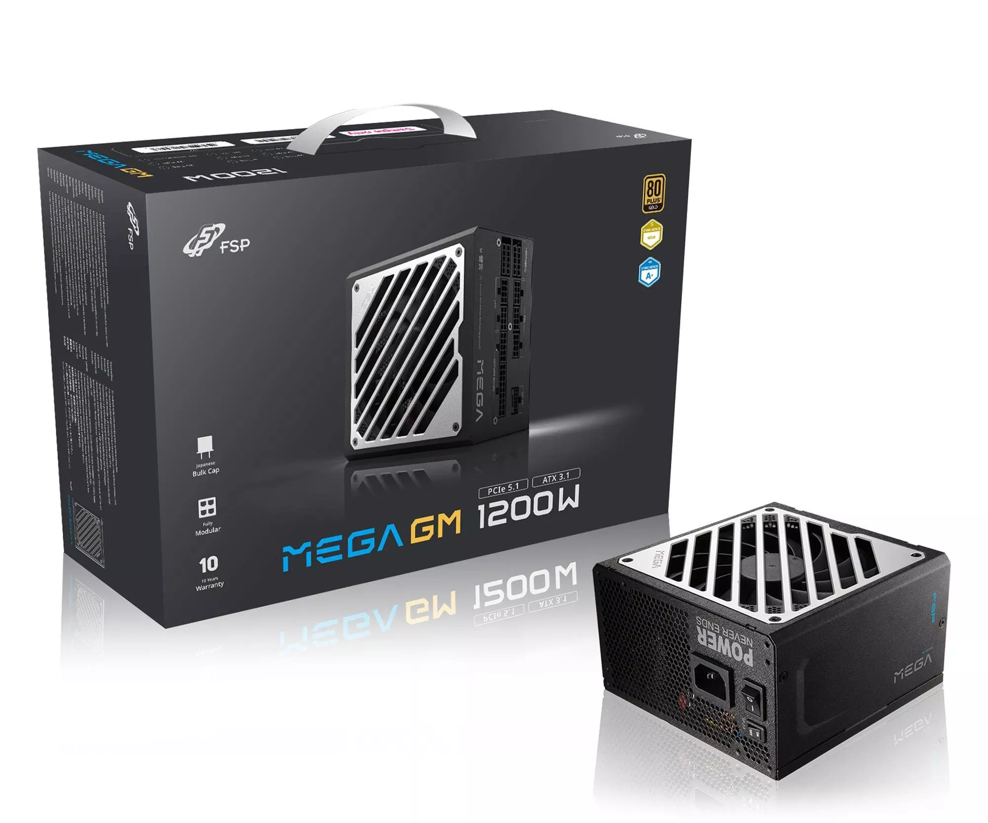 Блок питания FSP/Fortron MEGA GM 1200W 80 Plus Gold ATX 3.1 (PPA12A1502) EU