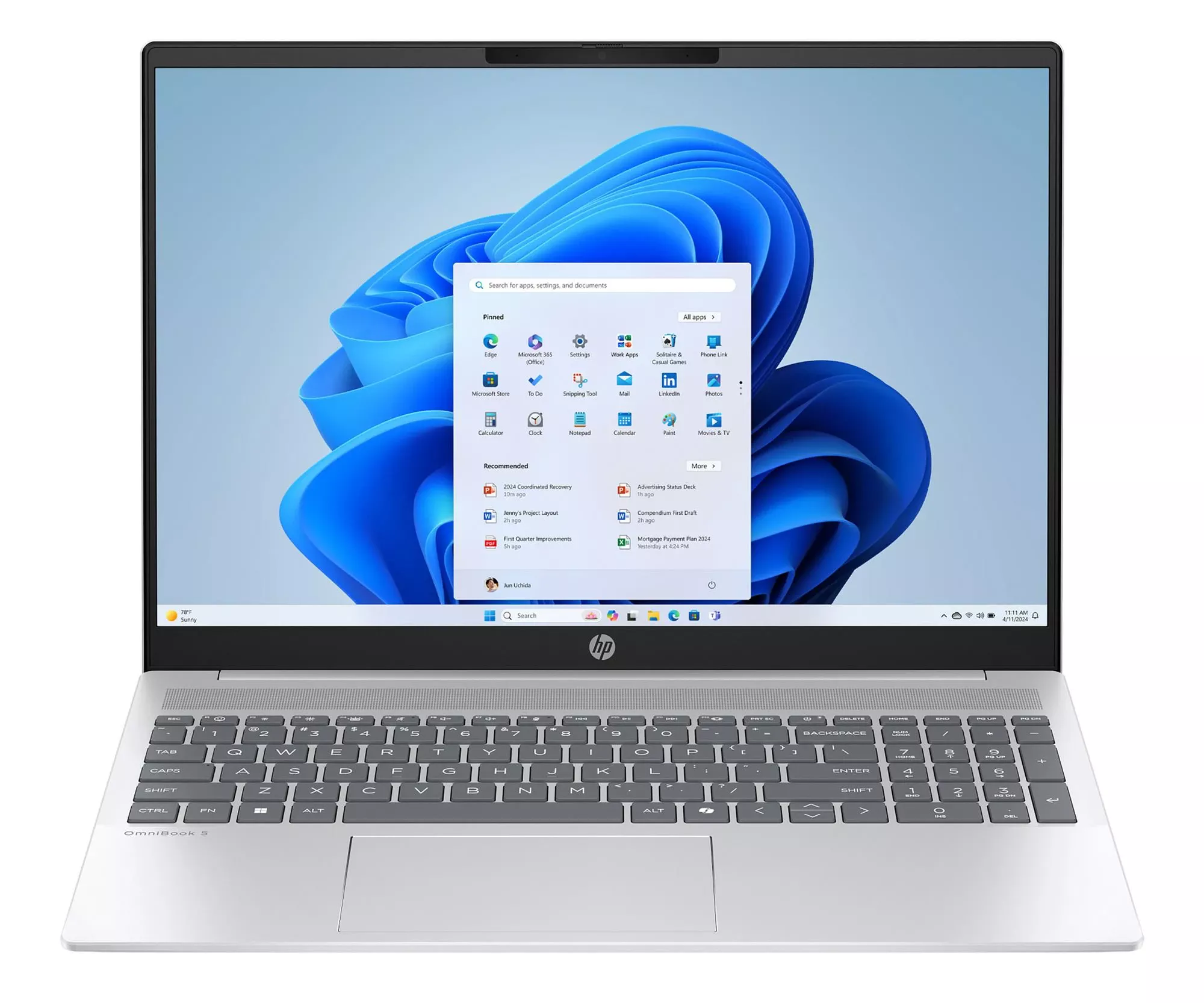 Ноутбук HP OmniBook 5 Ryzen 5-8540U/16GB/2TB/Win11 (16-bc1003nw (C39BBEA))