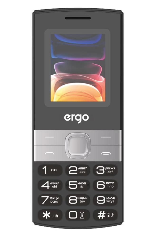 Мобильный телефон ERGO B185 Black (UA)