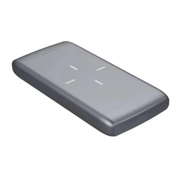 Мобільна батарея Platinet 10000mAh 18W QI Wireless Charging Type-C Black (44244)