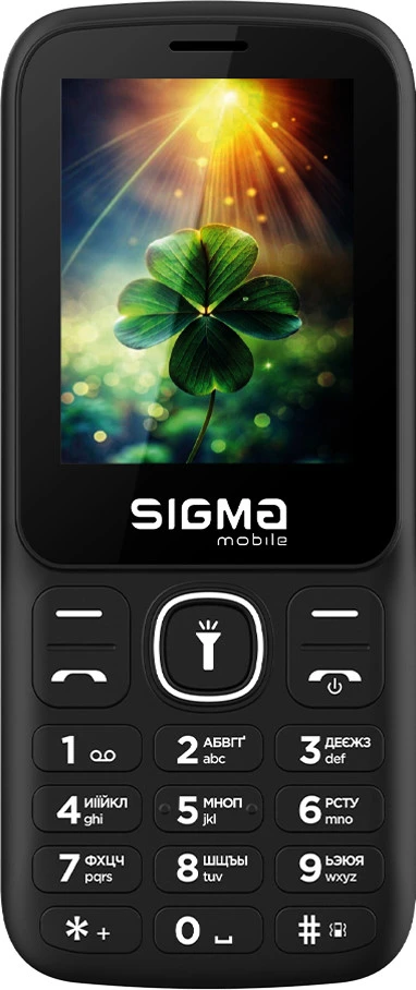 Мобильный телефон Sigma mobile X-style 242 LUCKY Black (UA)