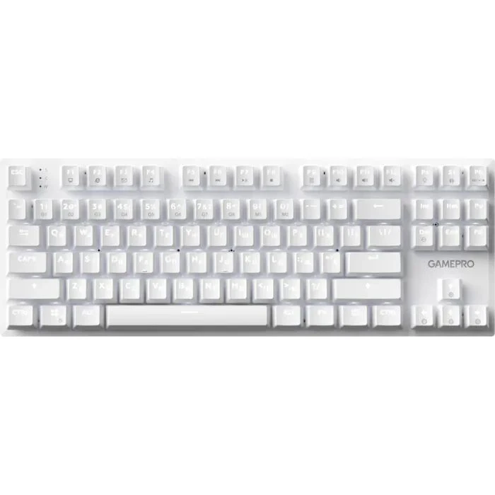 Клавіатура GamePro Genesis Joker MK124W Outemu Red Switch USB UA White (MK124W) (UA)