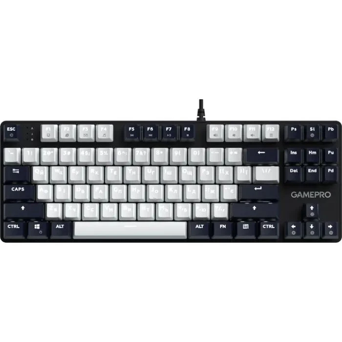 Клавіатура GamePro Genesis Metallic MK110B Outemu Red Switch USB UA Black (MK110B) (UA)