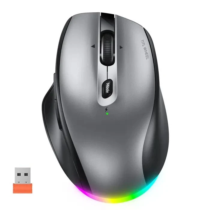 Мышь Meetion BTM007 Wireless/Bluetooth Gray (MT-BTM007-W) (UA)