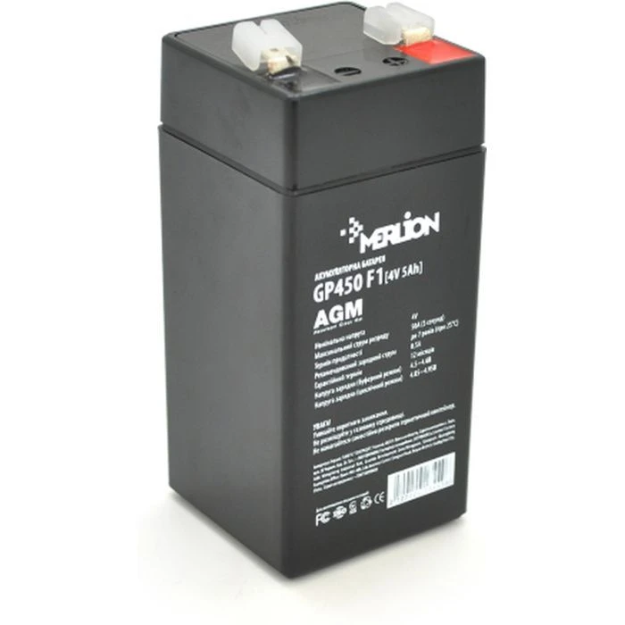 Акумуляторна батарея Merlion 4V-5Ah (GP450F1-B) (UA)