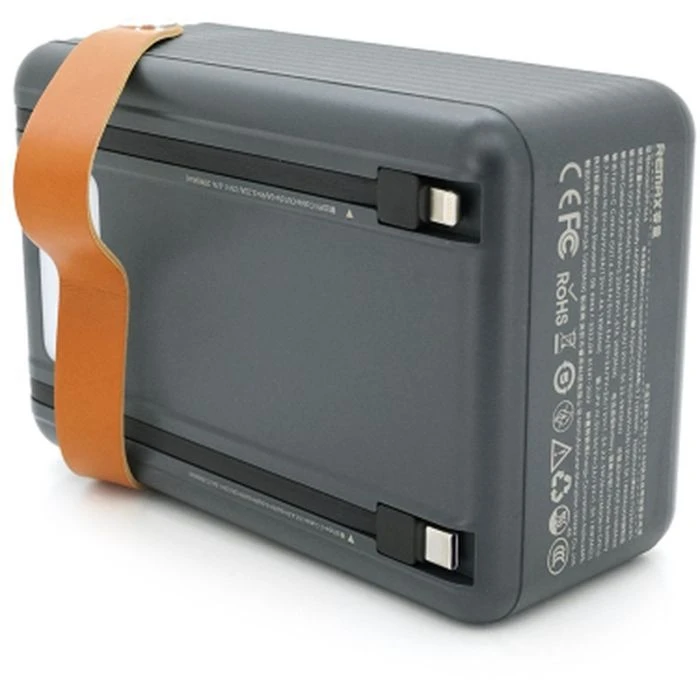 Мобильная батарея Remax 80000mAh, 20W, 3*USB+Type-C+Lighting, Black (RPP-566) (UA)