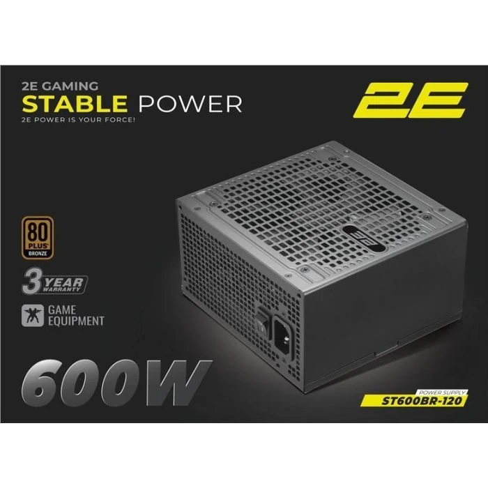 Блок питания 2E 600W Stable Power ATX3.1 (2E-ST600BR-120) (UA)