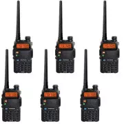 Baofeng UV-5R Black Six Pack комплект 6 шт (2200000758965) (UA)