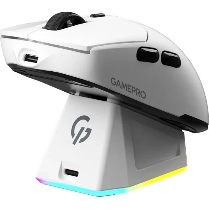 Миша GamePro Genesis Airmaster Wireless/Bluetooth/USB White (GM167W) (UA)