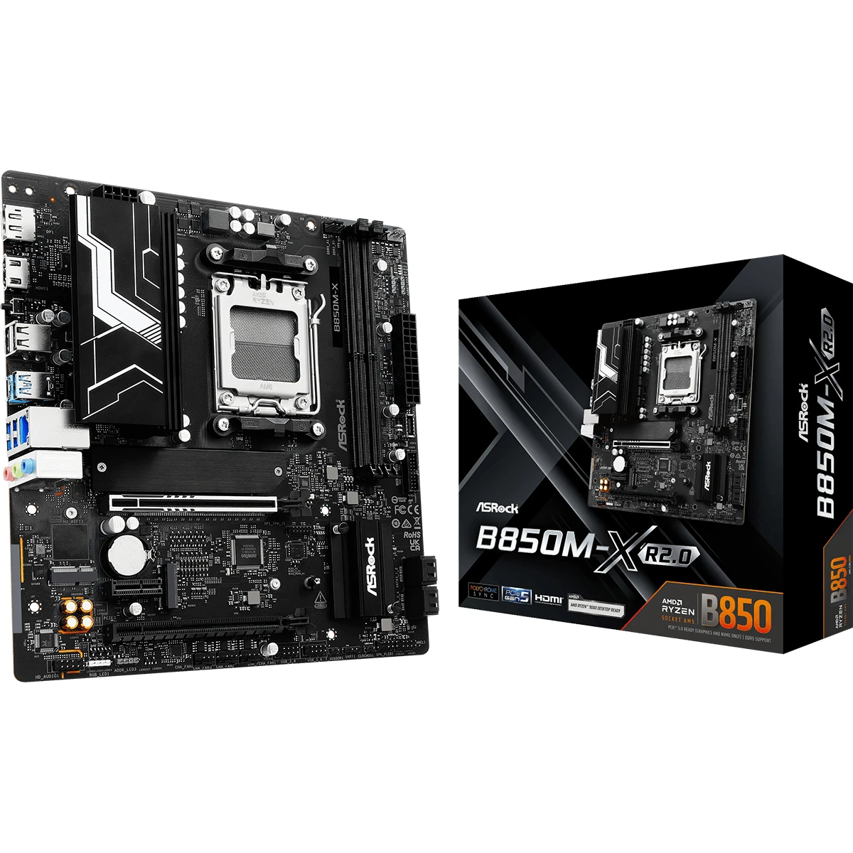 Материнська плата ASRock B850M-X R2.0 Socket AM5 (UA)