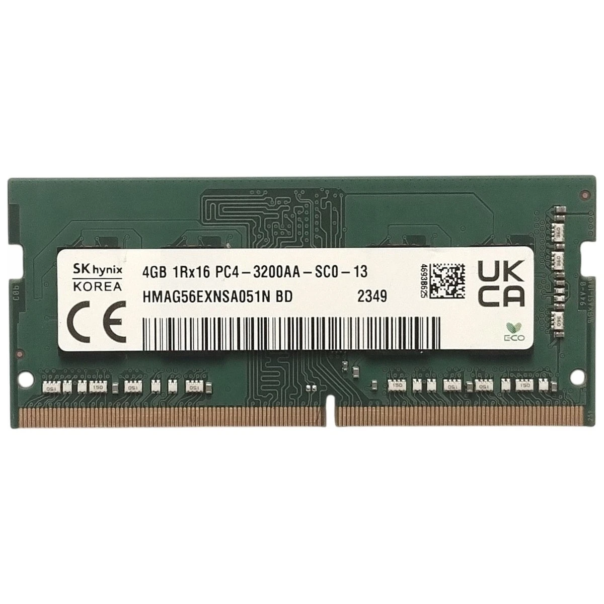 Оперативна пам'ять SO-DIMM DDR4 4GB/3200 Hynix (HMAG56EXNSA051N-BD) (UA)