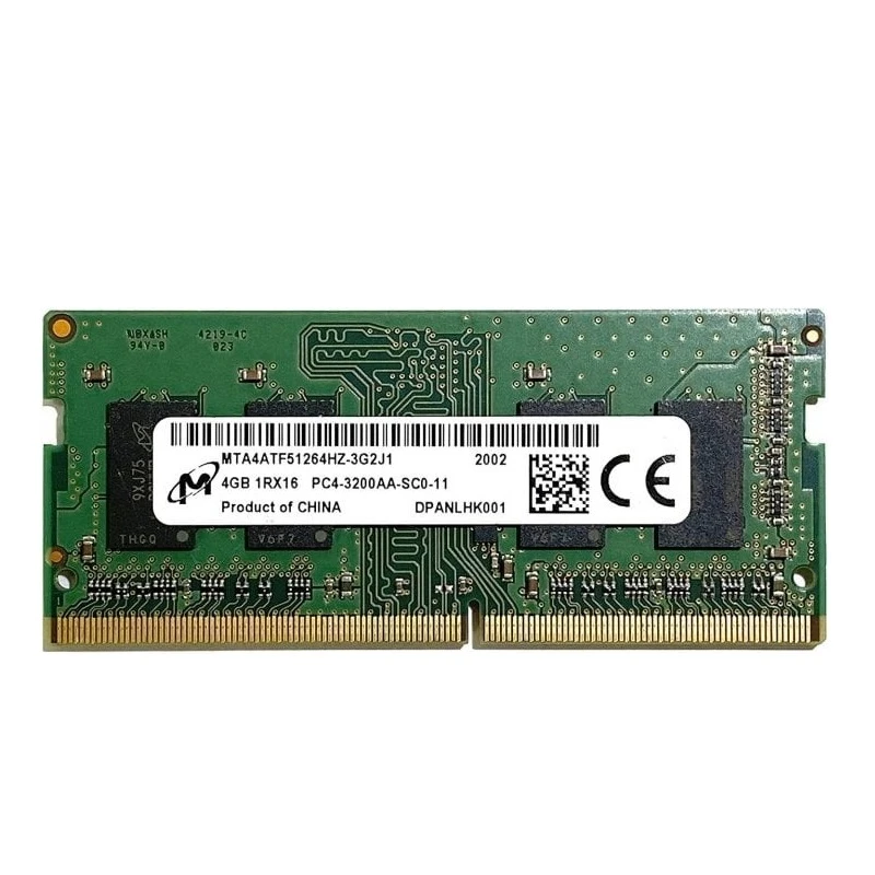 Оперативна пам'ять SO-DIMM DDR4 4GB/3200 Micron (MTA4ATF51264HZ-3G2R1) (UA)