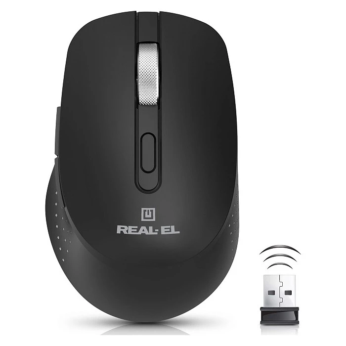Миша REAL-EL RM-380W (EL123200057) (UA)