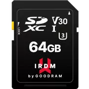 SDXC 64GB UHS-I/U3 Class 10 Goodram IRDM S3A0 R100/W40MB/s (IR-S3A0-0640R12) (UA)