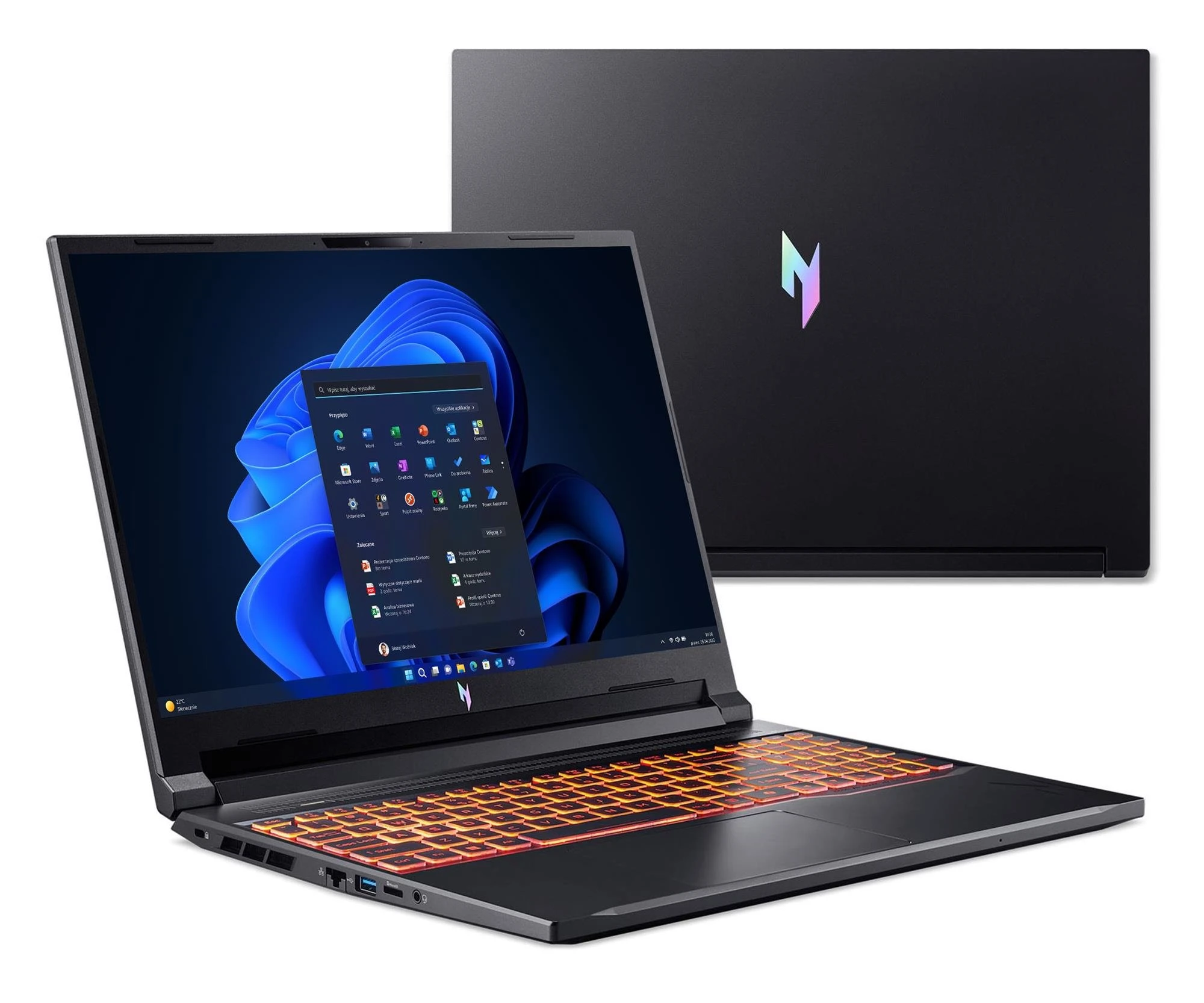 Ноутбук Acer Nitro V 16 AI Ryzen AI 7-350/32GB/1TB/Win11PX RTX5070 (ANV16-61 || NH.U1EEP.001)