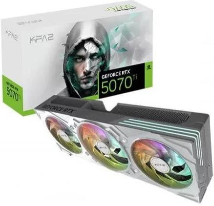 Відеокарта KFA2 GeForce RTX 5070 Ti EX Gamer 1-Click OC White 3X (57IZN6MDBVGK) (EU)