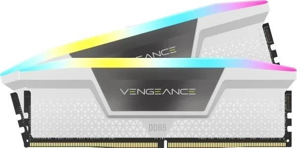 Оперативна пам'ять Corsair 32 GB (2x16GB) DDR5 6000 MHz Vengeance AMD RGB White (CMH32GX5M2E6000Z36W)